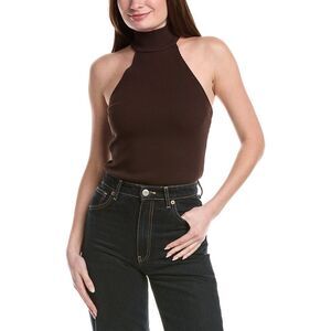 Sans Faff Womens  Hillary Halter Top, Brown